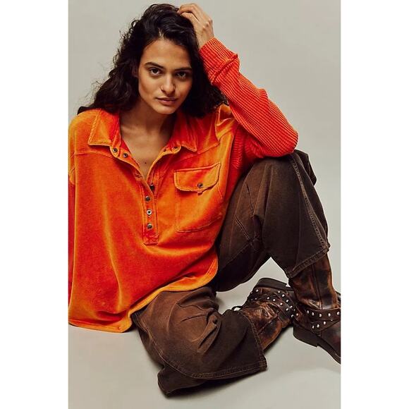 Free People Luxe Velour Tee - Picture 10 of 10